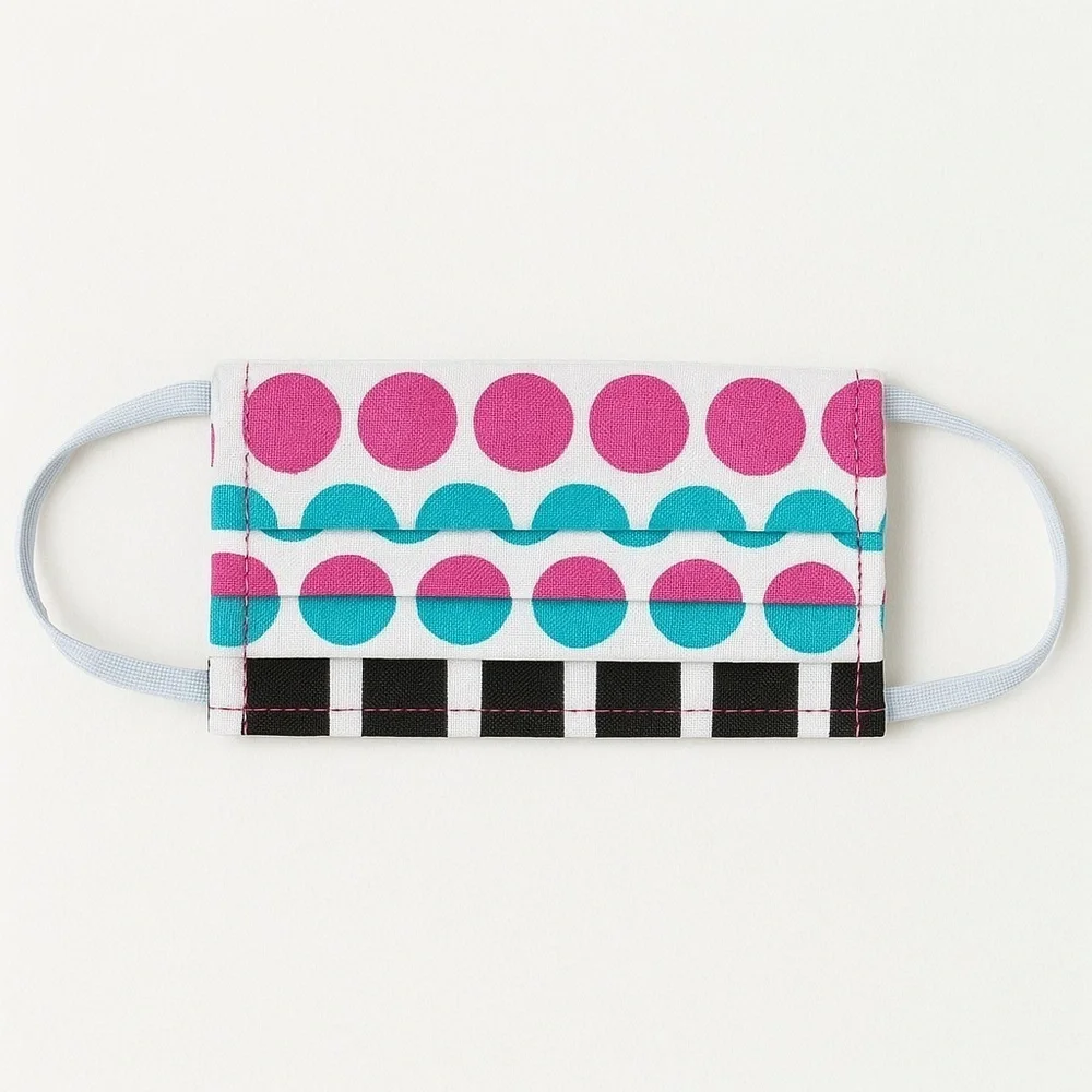 Polka Dot Cloth Face Mask